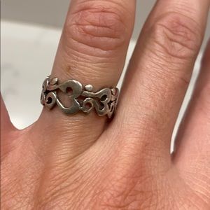 OM Ring Sterling Silver